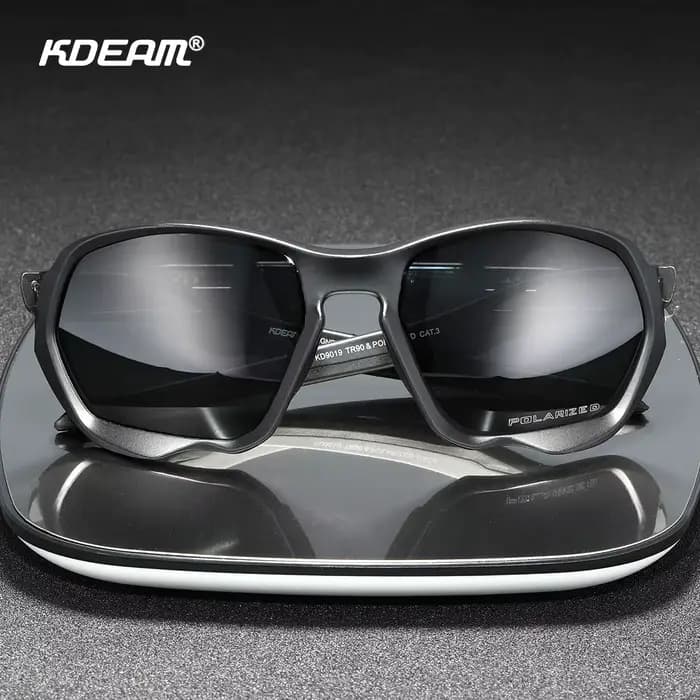 KDEAM-Lunettes de soleil de forme assorties pour hommes, polarisées, cyclisme, matériau TR90, branch