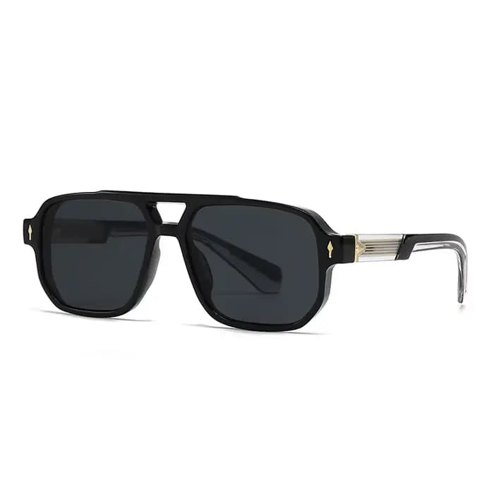 Nouvelles lunettes d'aviateur pour hommes européens et américains rétro lunettes de soleil à monture