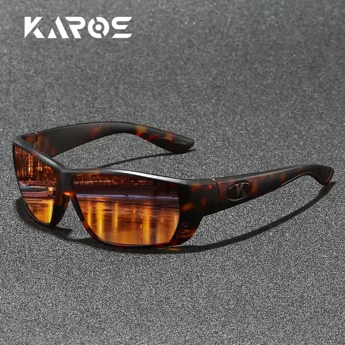 Lunettes de soleil polarisées de sport avec protection UV400 pour le cyclisme, la course à pied et l