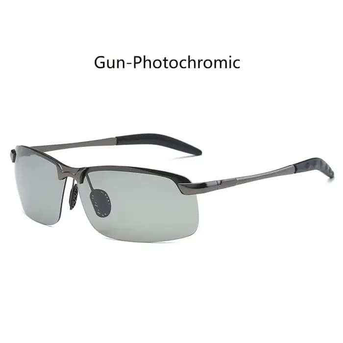 Lunettes de soleil polarisées photochromiques pour hommes, lunettes de conduite et de pêche, lunette