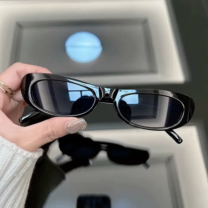 Petites lunettes de soleil carrées vintage pour femmes, lunettes de soleil de créateur de mode pour 
