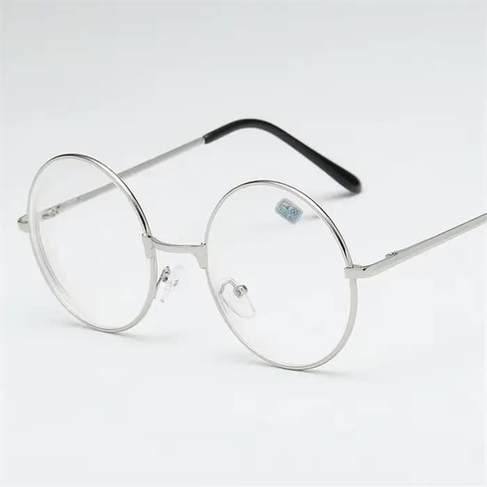 -1.0 -1.5 -2.0 à-6.0 métal rond fini myopie lunettes hommes femmes myopie myopie lunettes Prescripti