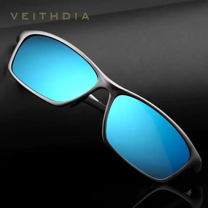 VEITHDIA lunettes de soleil en aluminium hommes polarisées UV400 lentille Sport en plein air conduit