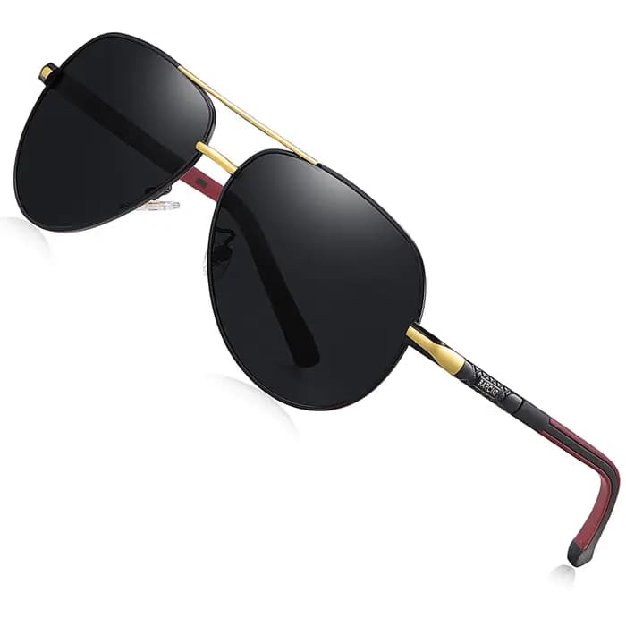 BARCUR – lunettes De soleil polarisées pour hommes et femmes, Protection UV400, pour la conduite
