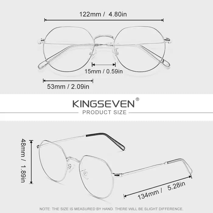KINGSEVEN – lunettes anti-lumière bleue, unisexes, à la mode, protection contre les rayons bleus, po