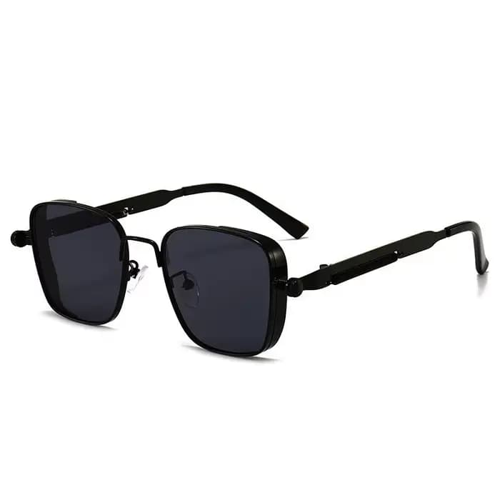 Lunettes de soleil de conduite haut de gamme pour hommes, anti-UV, en métal de haute qualité, style 