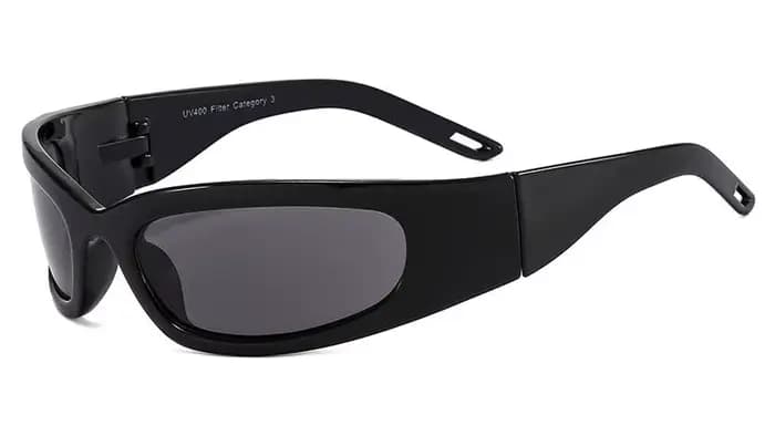 Lunettes de soleil à petit visage pour hommes et femmes, esthétique Y2K, lunettes de sport Steampunk