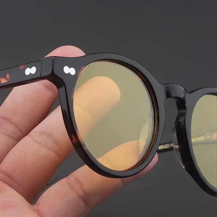 Lunettes de soleil polarisées hommes rétro lunettes de soleil rondes femmes Johnny Depp Miltzen marq