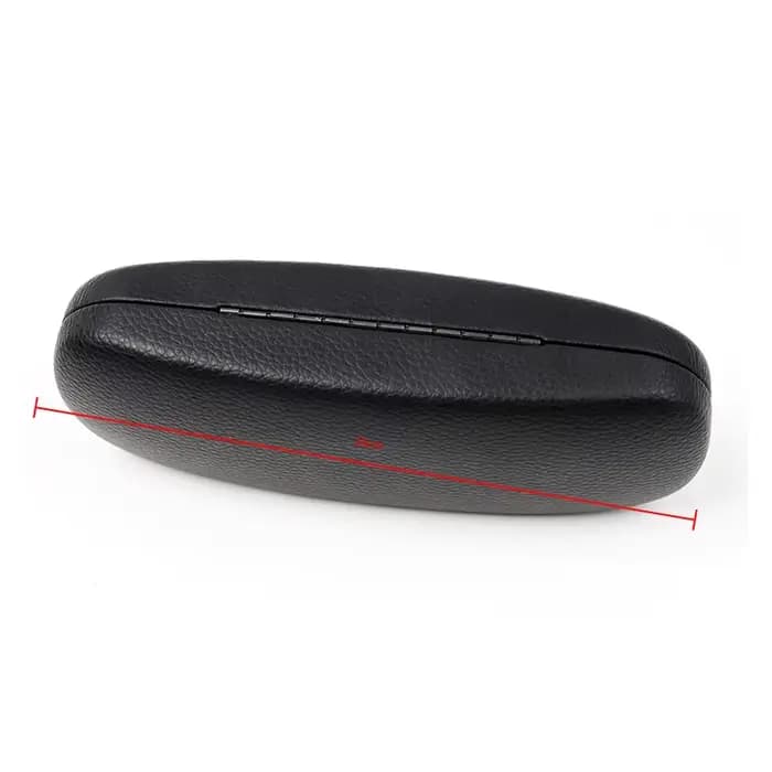 * Étui à lunettes rigide pour hommes et femmes, étui à lunettes en cuir PU, housse rigide, support d