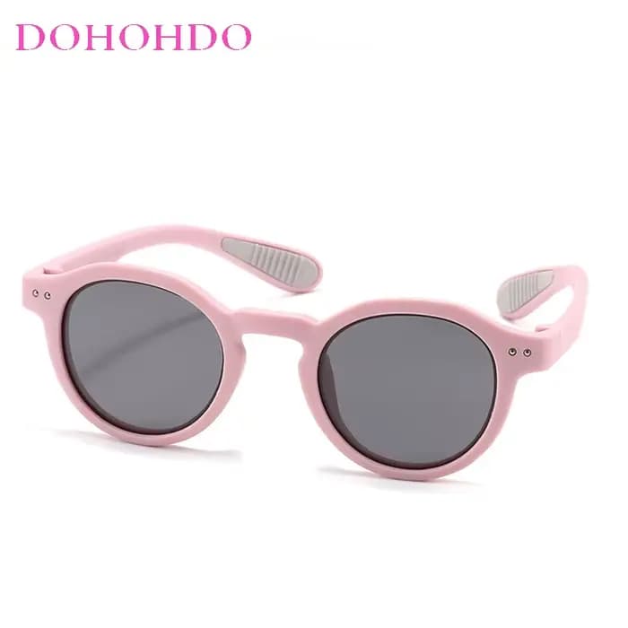 Lunettes de soleil polarisées en silicone pour enfant de 3 à 12 ans, verres solaires à la mode pour 
