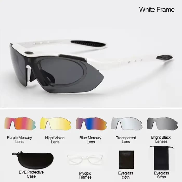 Lunettes de soleil de cyclisme lunettes de sport pour hommes lunettes de vélo de route VTT lunettes 