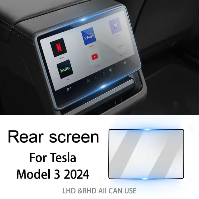 Verre trempé pour Tesla modèle 3 Highland 2024 modèle Y 2025, Film de protection d'écran de jonction