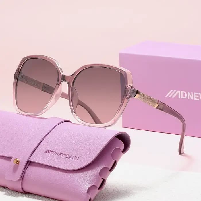 ADNEWBANU lunettes de soleil de luxe pour femmes grand cadre papillon hommes conduite fête en plein 