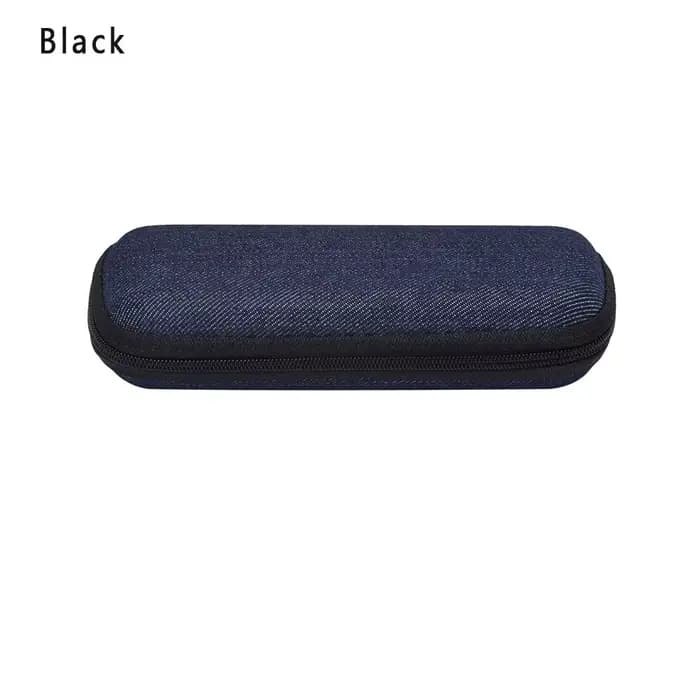 Boîte à Lunettes en Tissu Denim à Fermeture Éclair, Conteneur de Protection, Étui pour Lunettes de L