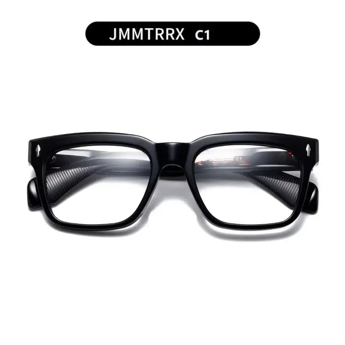Mode carré acétate lunettes cadre hommes femmes Vintage marque Design lunettes 143mm grand visage lu