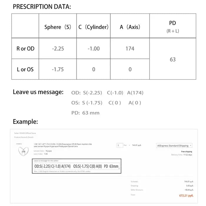 Personnalisé 1.56 (-0.50-4.00) Photochromique Rose Bleu Optique CR-39 Résine Asphérique Lunettes Len