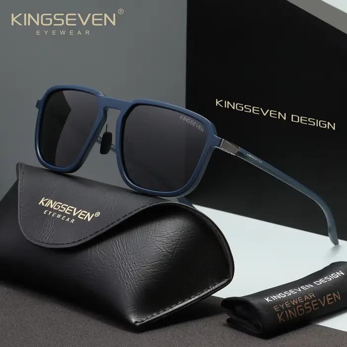 Lunettes de soleil polarisées KINGSEVEN pour hommes et femmes, style vintage de haute qualité, pour 