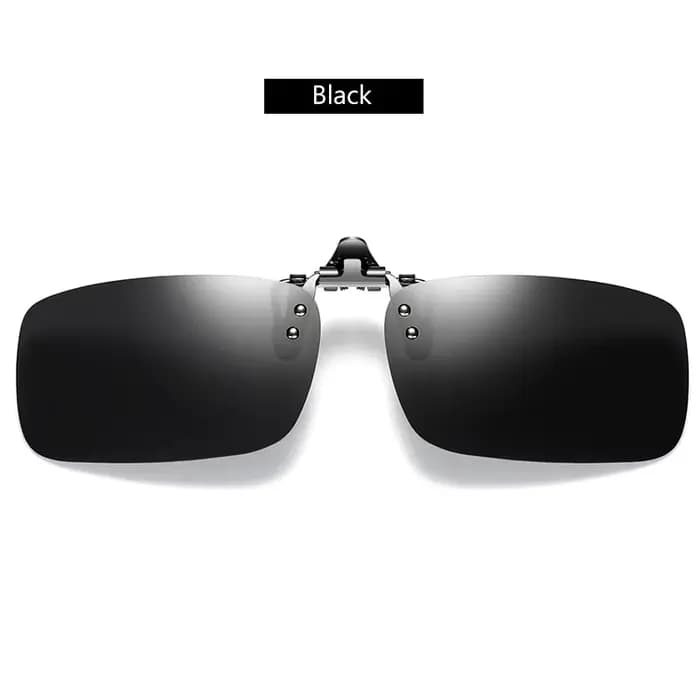 Lunettes de soleil polarisées Vintage pour hommes et femmes, Clip à 180 °, Protection UV, pour myopi