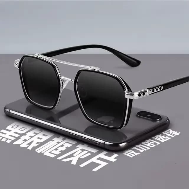 Lunettes de soleil tendance pour hommes, lunettes de soleil professionnelles jour et nuit, UV400, de