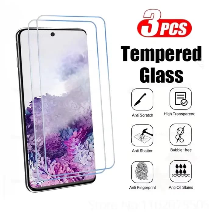 Protecteur d'écran, 3 pièces, en verre trempé pour Samsung Galaxy S26 S25 S24 S23 S21 Ultra S20 Plus