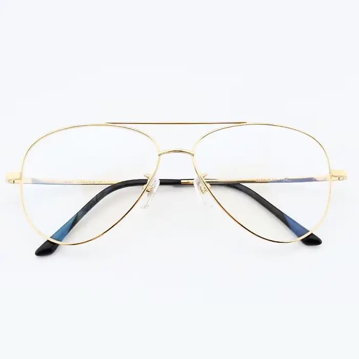 Monture optique en titane pur Prescription hommes lunettes de pilote lunettes de soleil Spectacle gr