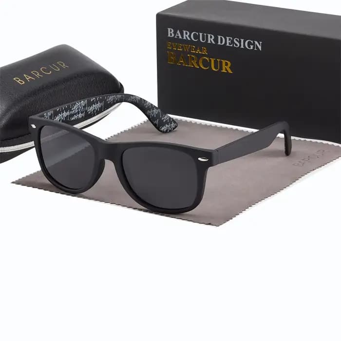 BARCUR-Lunettes de soleil de sport ultra légères pour hommes et femmes, cadre PC de haute qualité, U