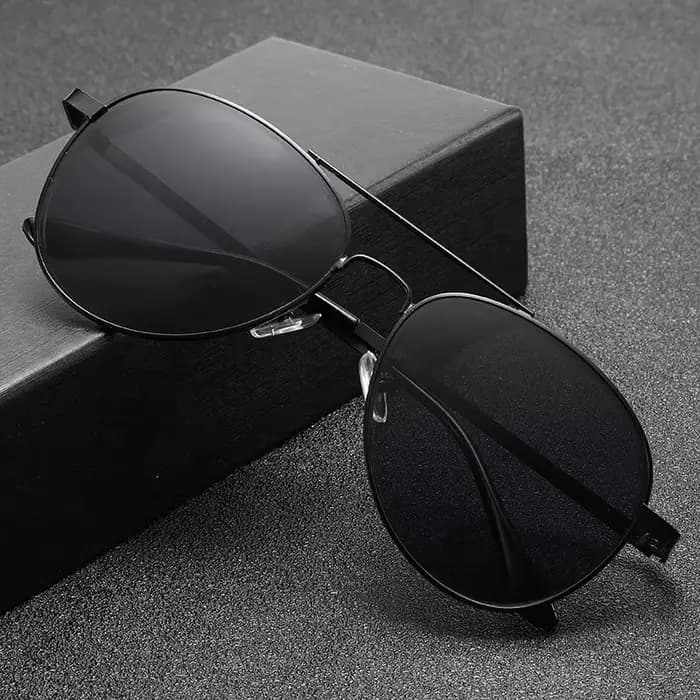 Lunettes de soleil aviateur pour myopie, grandes montures, résistantes aux UV, pour la conduite, la 