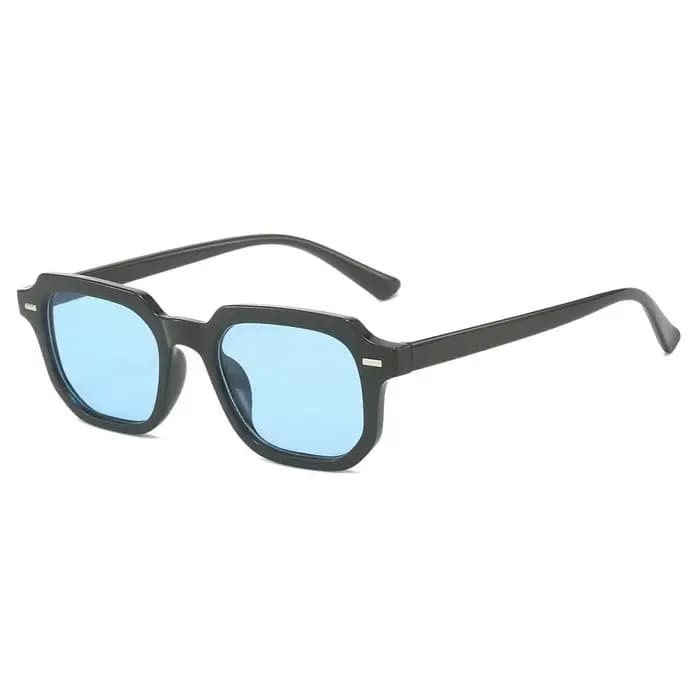 Lunettes de soleil vintage à rivets ronds pour femmes et hommes, protection UV 400, lunettes grises 