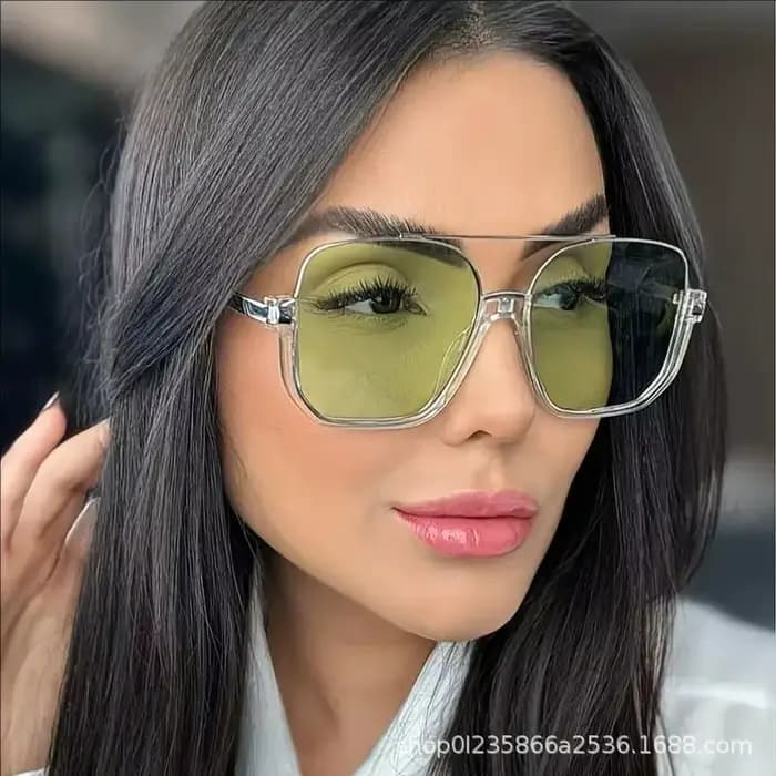 Lunettes de soleil pilote rétro en métal pour femmes, mode Style coréen, nuances carrées, tendance I