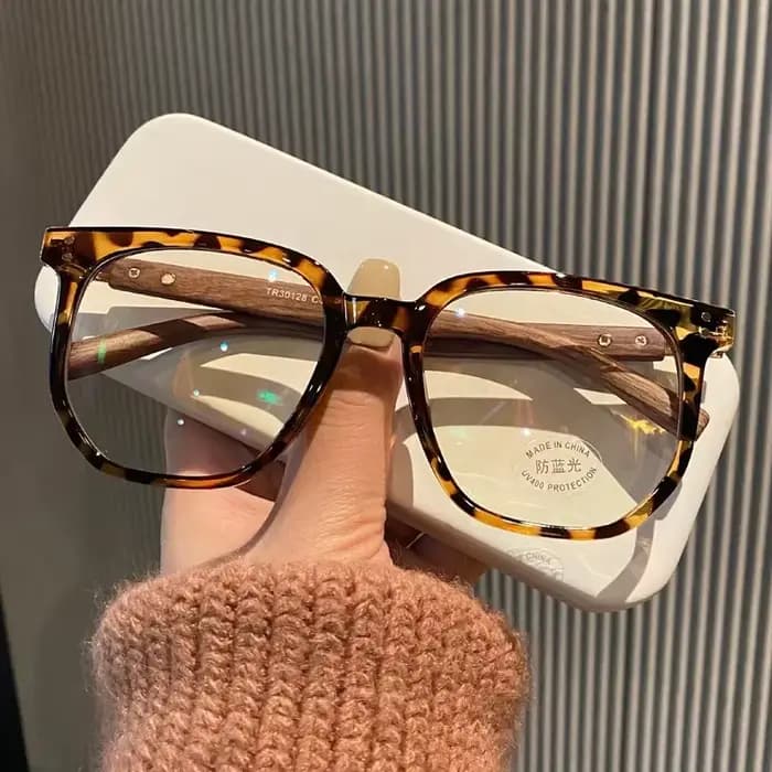 Lunettes de lecture templées en bois pour hommes et femmes, lunettes dioptriques uniques, bambou, pr