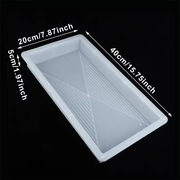 1 pièce Moule en plastique pour pavé carré, carrelage artistique antique, pour allée de jardin et co