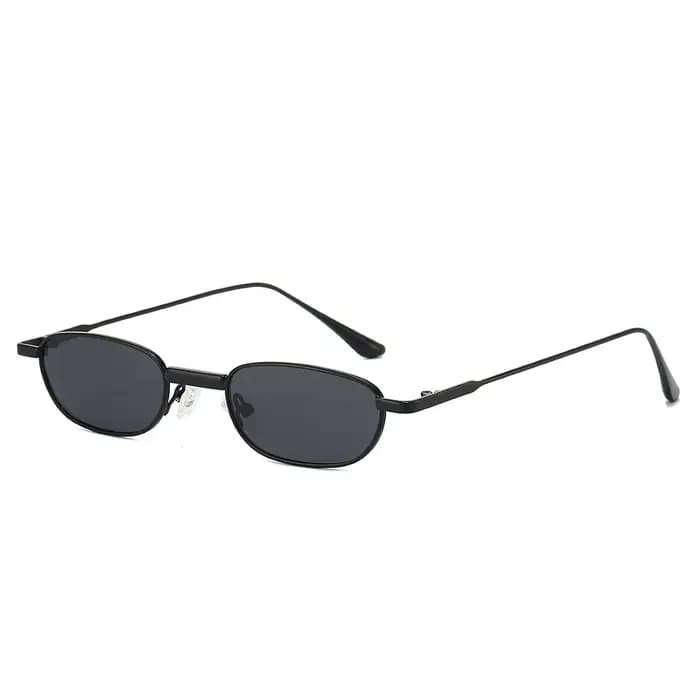 Lunettes de soleil rectangulaires de luxe à petite monture pour femmes et hommes, marque de mode, le