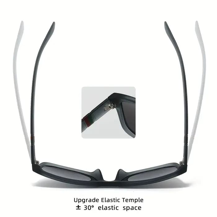 1/2 pièces lunettes de soleil polarisées marque concepteur Vintage lunettes de soleil homme à la mod
