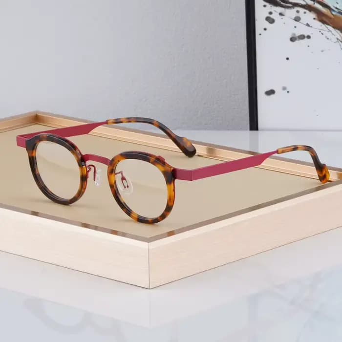 Montures de lunettes de haute qualité France Designr Style Vintage rétro lunettes ovales mode montur