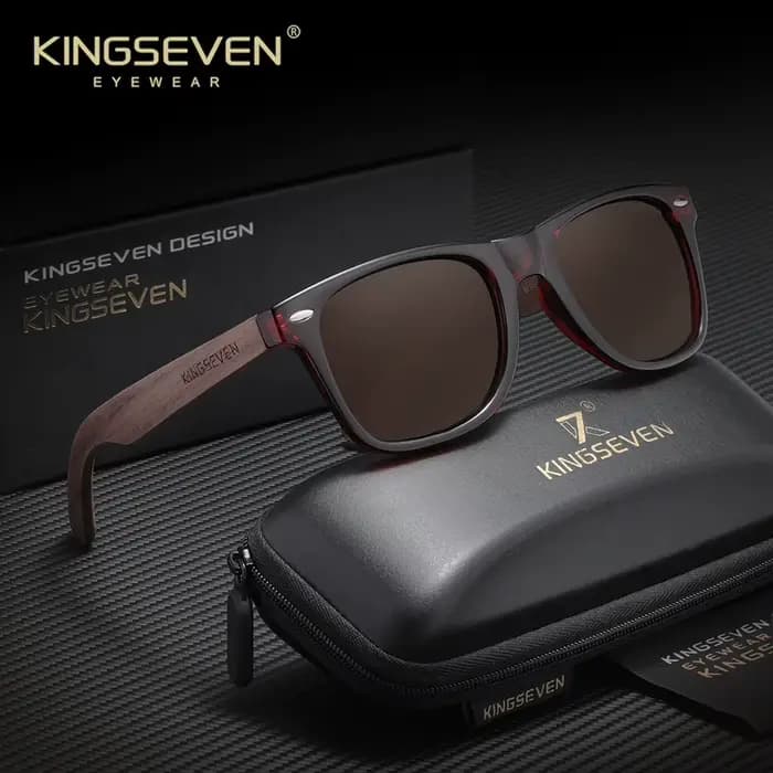 Lunettes de soleil polarisées vintage KINGSEVEN, protection UV400, anti-éblouissement, pour la condu