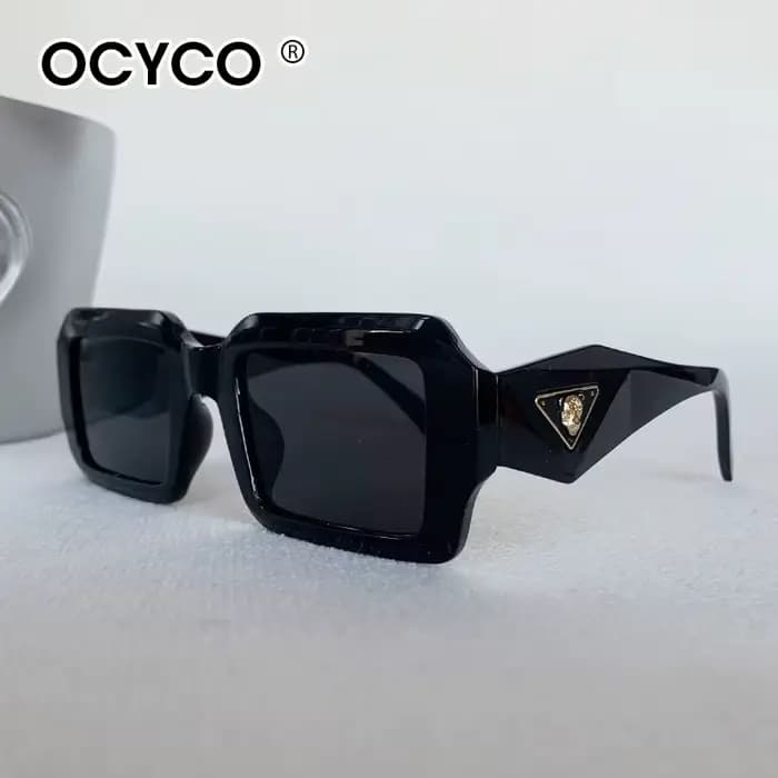 Lunettes de soleil carrées classiques Punk pour hommes et femmes, marque de luxe, Vintage, cyclisme,