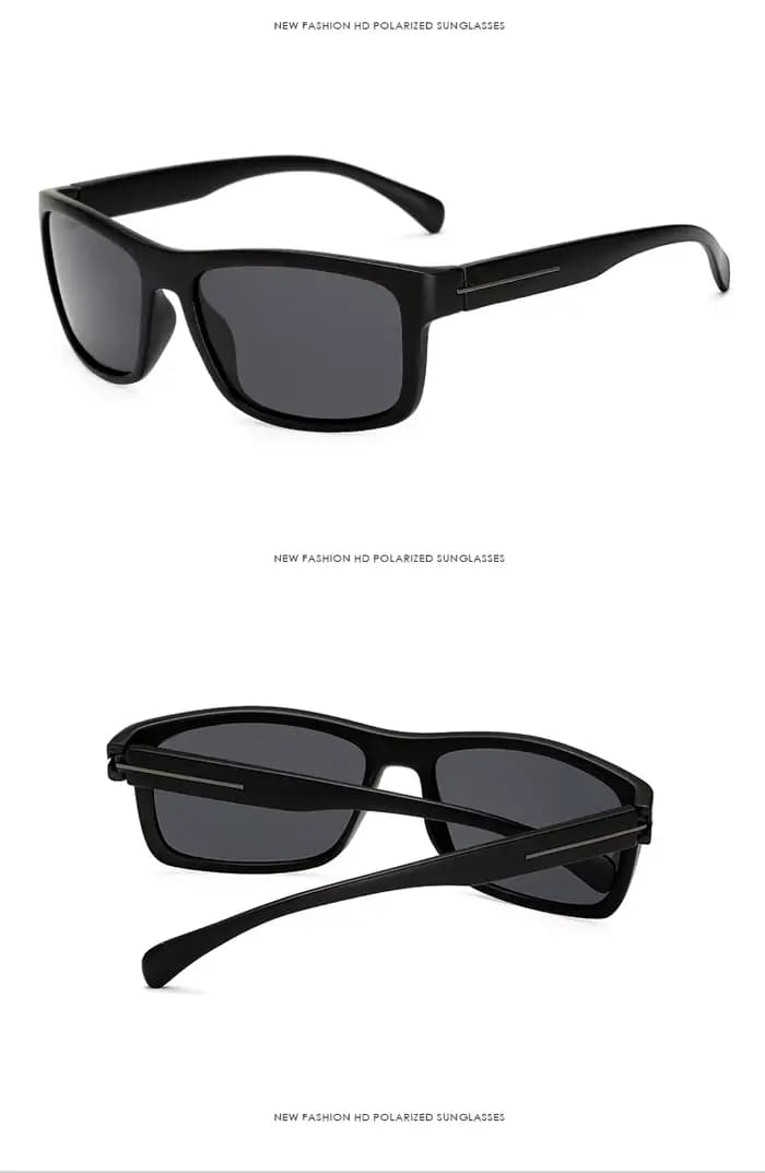 WarBlade-Lunettes de soleil polarisées carrées pour hommes et femmes, verres de bonne qualité, marqu