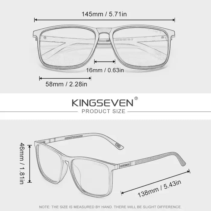 KINGSEVEN mode polarisé hommes femmes lunettes de soleil UV400 protéger Casaul Rectangle lunettes de