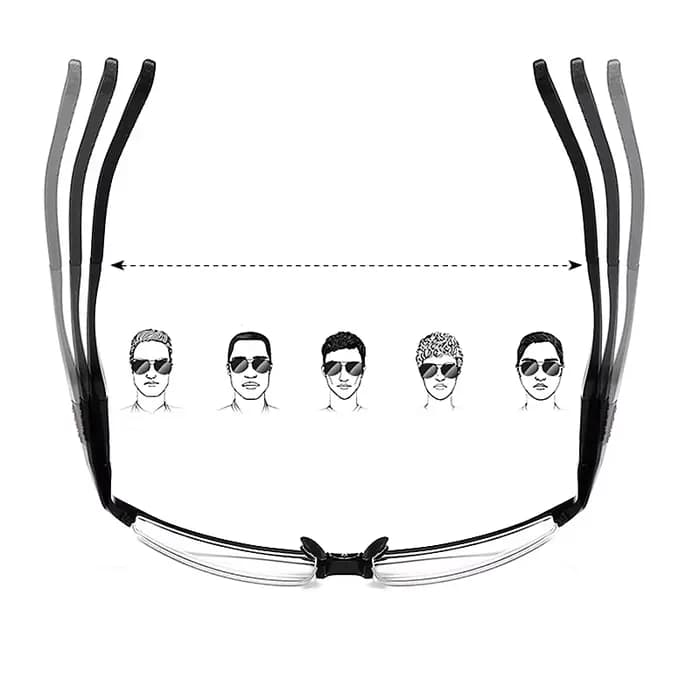 YIMARUILI demi-monture lunettes de sport cadre Ultra-léger en aluminium-magnésium matériel optique l