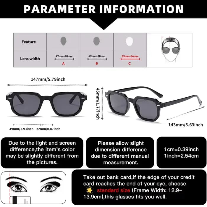 Lunettes à la mode pour hommes, nouvelle monture carrée tendance, rivets rétro Y2K, Festival de musi