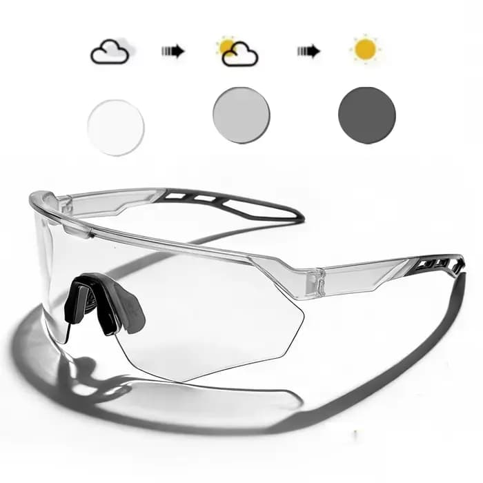 Lunettes de soleil de cyclisme photochromiques pour hommes et femmes, lunettes de conduite, de vélo 