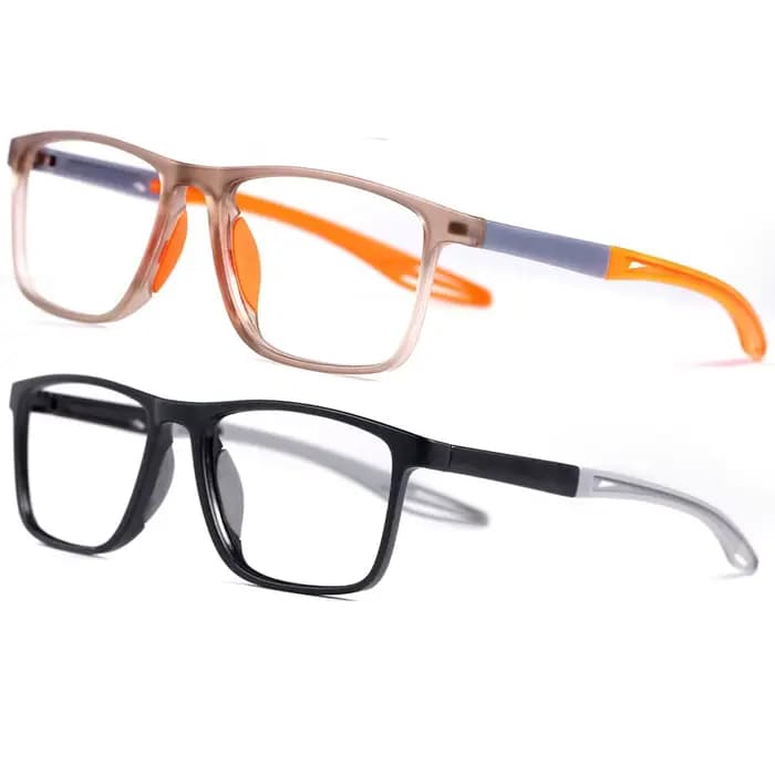 Lunettes de lecture progressives 3 en 1, 2 pièces, Anti-lumière bleue, lentilles multifocales pour V