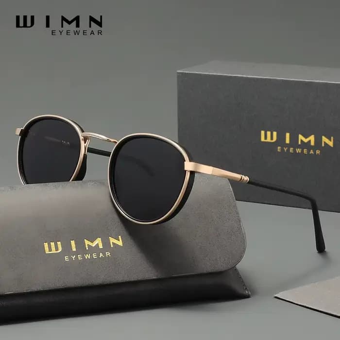 WIMN – lunettes de soleil polarisées à monture ronde pour hommes et femmes, de luxe, pour la conduit