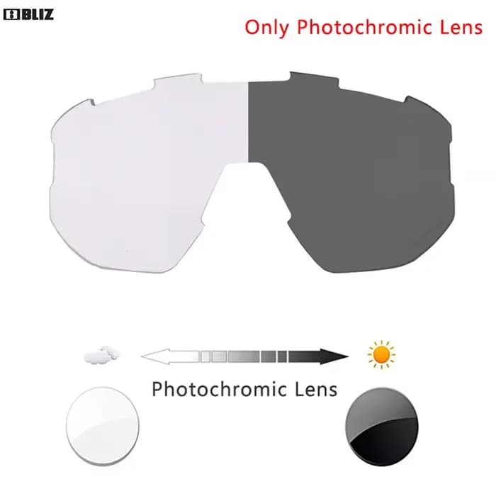 Lunettes de cyclisme photochromiques B BLIZ pour hommes, lunettes de soleil pour VTT, vélo de route,