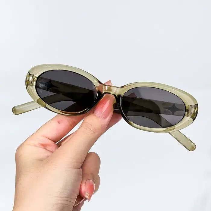 Lunettes de soleil ovales Vintage pour femmes, petites lunettes Vintage Cool et Sexy, pour fête, vac