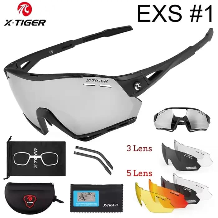 Lunettes de soleil polarisées pour hommes et femmes, cyclisme, vtt, Protection, sport, pêche, 5 lent