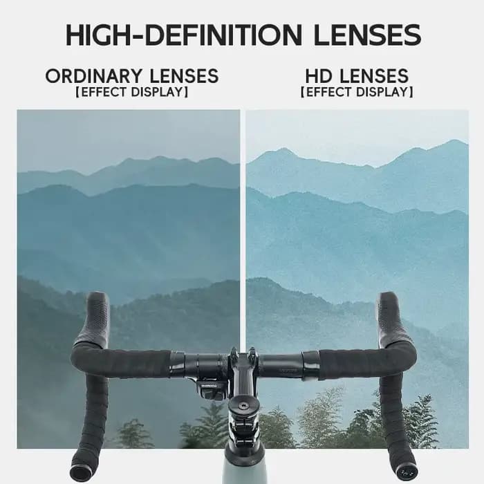 ROCKBROS lunettes de cyclisme lunettes de vélo légères sans cadre lentilles haute définition lunette
