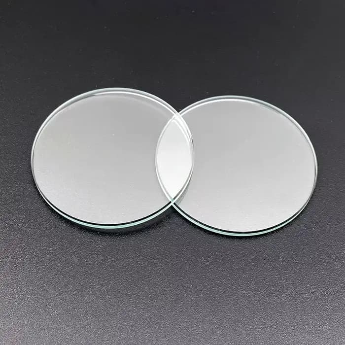 Dia. Pièces de rechange pour montre intelligente, verre cristal rond plat, lentille transparente, op