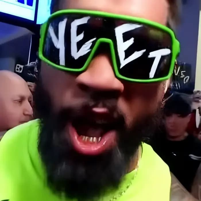 Lunettes de soleil Jey Uso Sports Shades USOS Yeet vertes, lunettes de lutte Bloodline, lunettes pou