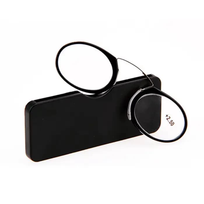 NONOR TR Clip nez pont Mini lunettes de lecture 1.0 à 3.5 lunettes presbytes portables avec étui